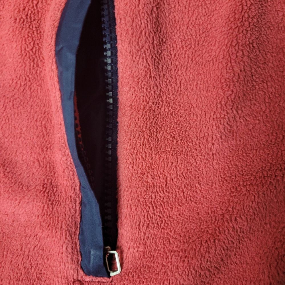 Peter Millar Men's Golf Vest  Size 2Xl Corral Sweat And Blue Fleece Full Zipper - Picture 6 of 12